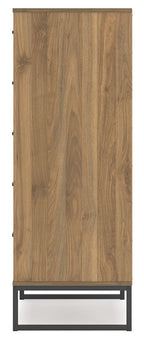 Deanlow - Five Drawer Chest - Honey