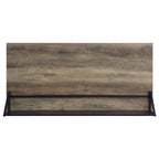 Garima - Writing Desk - Rustic Oak & Black