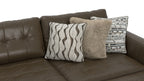 Siena - 4 Piece Modular Sectional With Cuddler Seat Cushions And Included Accent Pillows - Chocolate