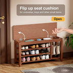 Multi Functional Double Layer Shoe Stool