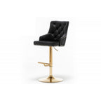 Adjustable Swivel Bar Stool With Nailhead Trim (Set of 2)