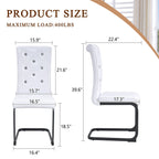 Alligator Skin Upholstered Dining Chairs