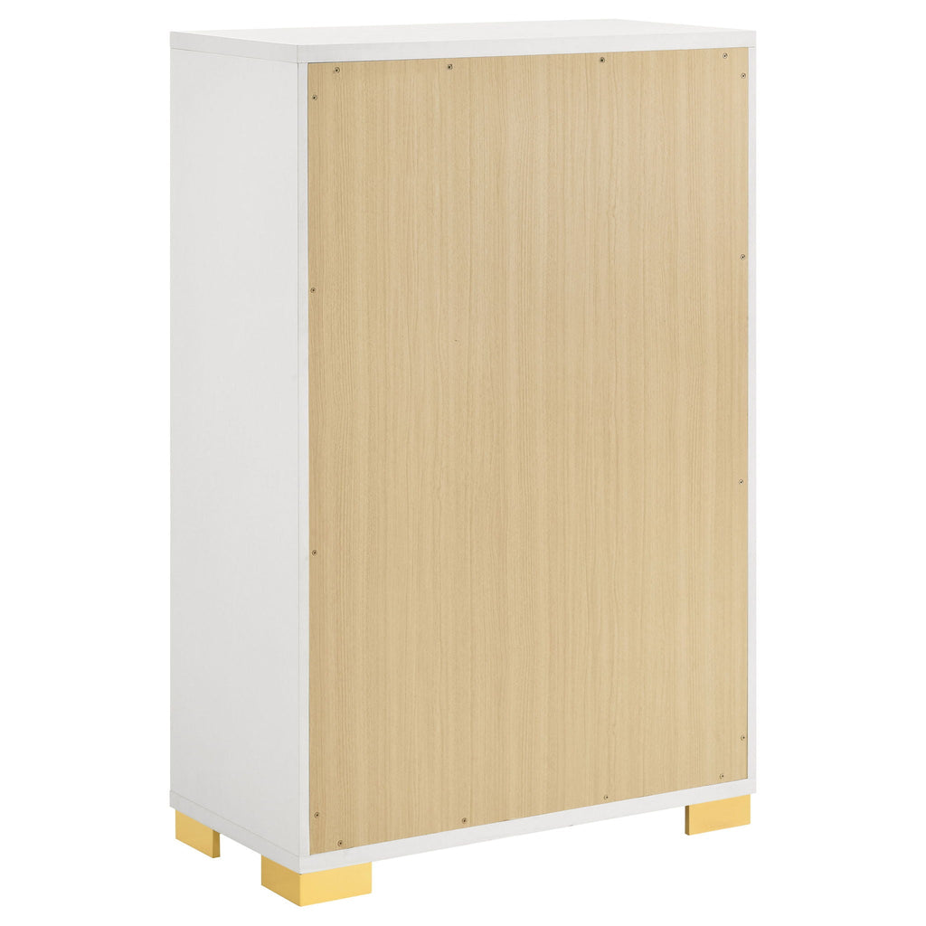 Marceline 5-drawer Bedroom Chest White