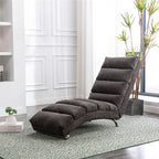 Massage Chaise Lounge Indoor With Remote Control, Ergonomic Electric Massage Lounger