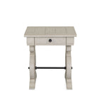 Bronwyn - Rectangular End Table - Alabaster