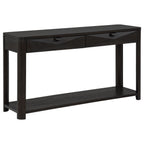 Marcelo Sofa Console Table with 2 Drawers and Shelf Coffee