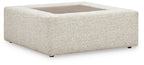 Ashbourne Estate - Oversized Accent Ottoman - Snowstone