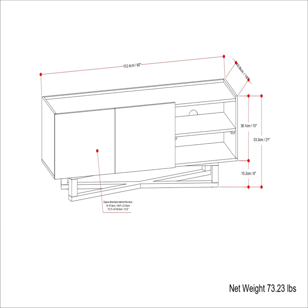 Harrow - TV Media Stand - Natural