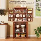Kitchen Pantry Cabinet With 6 Doors