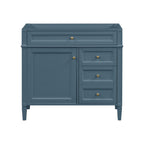 Bathroom Vanity With 2 Drawers And Tip-Out Drawer, Storage Cabinet