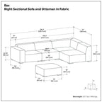 Rex - Handcrafted Sectional Sofa And Ottoman