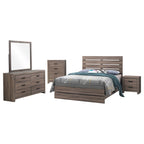 Brantford 5-piece Eastern King Bedroom Set Barrel Oak