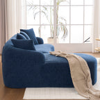 Combined Sofa With 4 Pillows