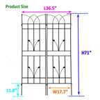 Metal Garden Trellis Rustproof For Climbing Plants Outdoor Flower Support