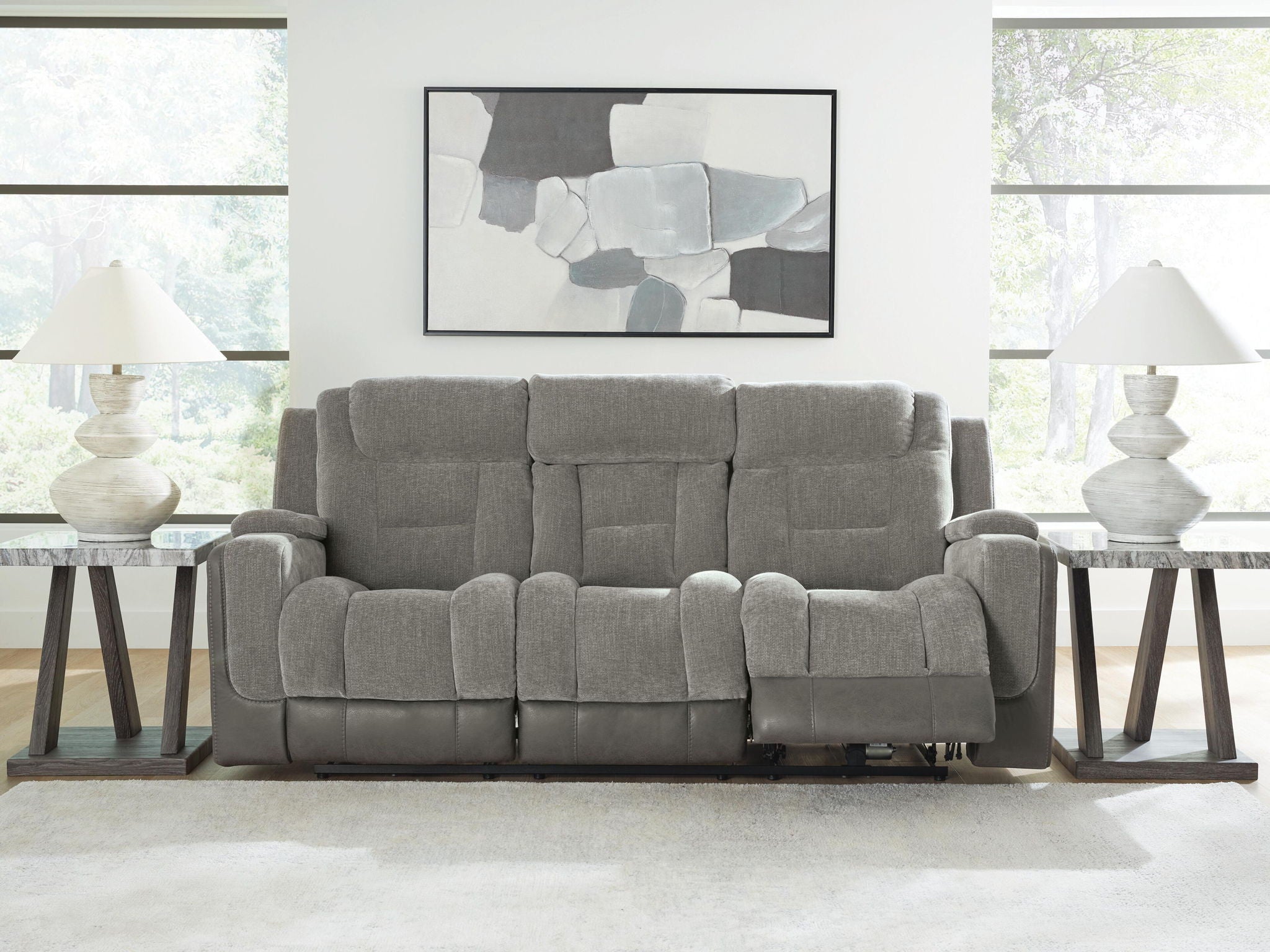 Mixed Motion - Power Reclining Sofa With Adjustable Headrest