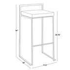 Fuji - Contemporary / Glam & Quality Construction Barstool