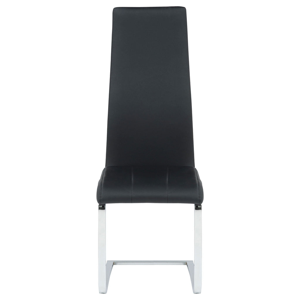 Montclair Upholstered Dining Side Chair Black (Set of 4)