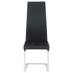 Montclair Upholstered Dining Side Chair Black (Set of 4)