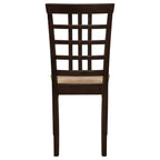 Kelso Lattice Back Dining Side Chair Cappuccino (Set of 2)