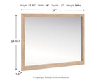 Cielden - Bedroom Mirror - Tan