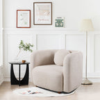 Japandi Style Accent Square Chair