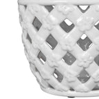 Ballas - Bird Lidded Jar - White