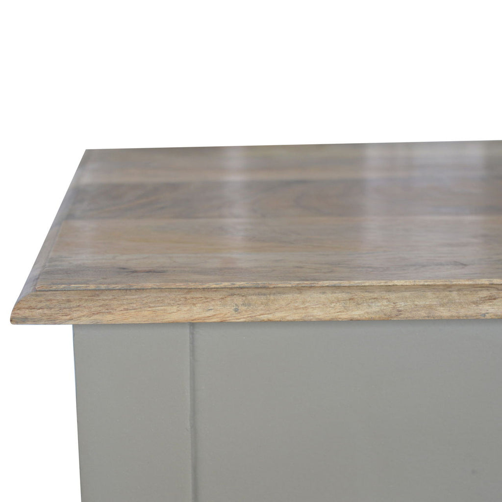 Hand Painted Writing Desk - Gray