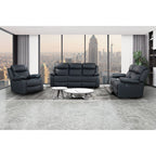 Blanche - Reclining Set With LED Lights, Speaker