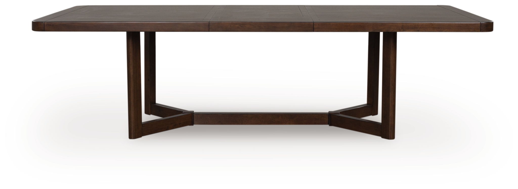 Dilenno - Rectangular Dining Room Extension Table - Dark Brown