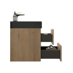 Alice - Bathroom Vanity With Sink, Large Storage, Wall Mounted