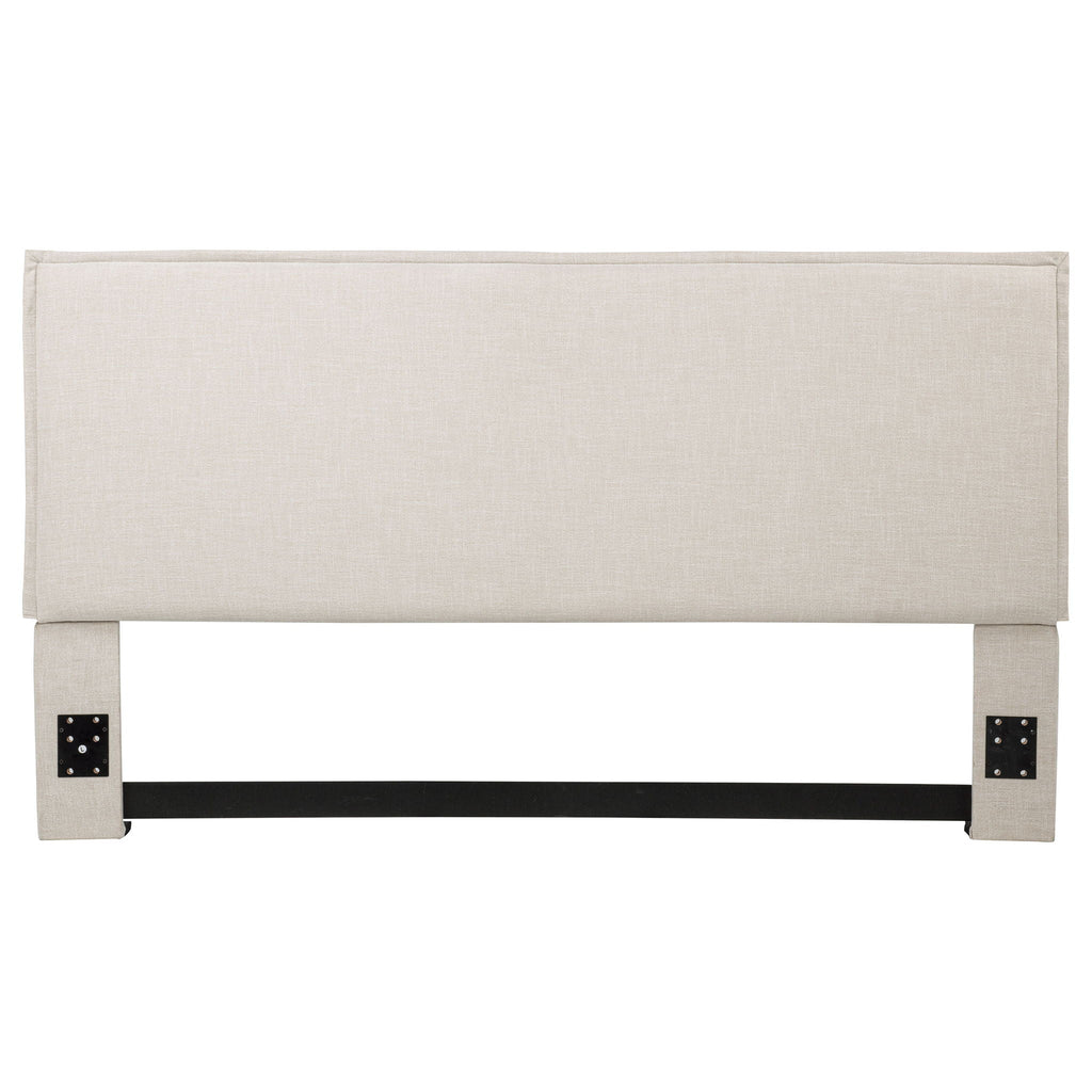 Izzy Upholstered King Panel Headboard Sand