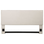 Izzy Upholstered King Panel Headboard Sand