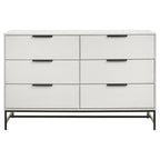 Sonora 6-drawer Bedroom Dresser White