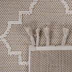 Guros - 8' X 10' Trellis Indoor / Outdoor Area Rug - Ivory