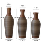 Classic And Neat Floor Vase, High Independent Flower Stand (Set of 3)