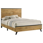 Kaywood 52-inch Queen Panel Bed Natural Pine