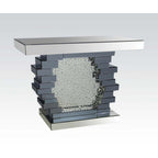 Nysa - 47" X 14" Console Table - Mirrored & Faux Crystals