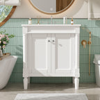 Bathroom Vanity Cabinet With Sink, Soft Close Doors, Storage Cabinet