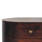 Rounded Bedside Table
