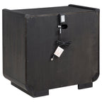 Leandro 4-piece California King Bedroom Set Burnished Black