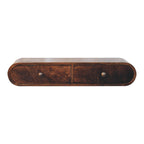 Wall Mounted Console Table - Walnut