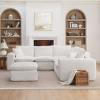 Sectional Sofa With Moveable Ottoman