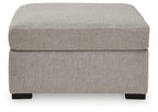 ModMax Luxe - Oversized Accent Ottoman - Flint