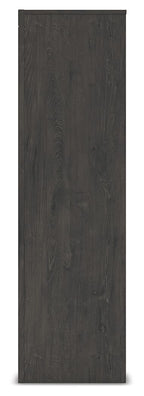 Fraluna - Five Drawer Chest - Charcoal