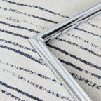 Modern Dining Chairs With Padded Seat, Metal Legs