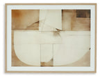 Corlain - Wall Art - Brown / Tan / White