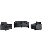 Elegant Oversized Sectional Sofa Set With Deep Seats And Flexible Layout