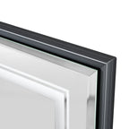 LED Bathroom Beveled Mirror, 3000 - 6000K Gradient Front And Backlit LED Mirror For Bathroom, 3 Colors Dimmable, Ip54 Enhanced Anti Fog