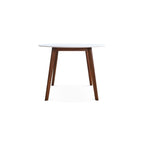 Dining Table - Brown / White