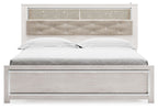 Altyra - King Bookcase Panel Bed - White